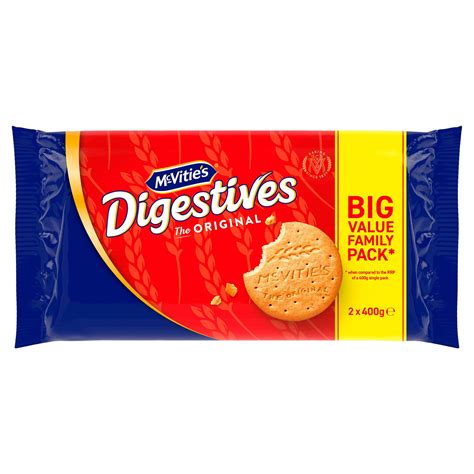 Mcvities Digestive The Original Twin Pack 2 X 400g Sweet Biscuits