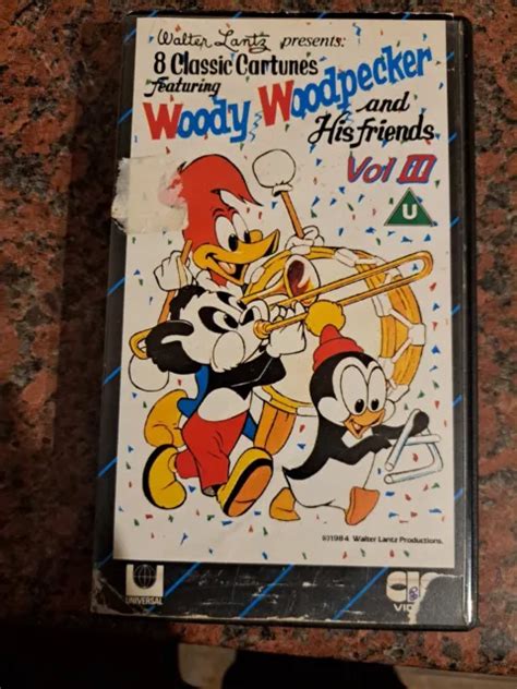 Woody Woodpecker And His Friends Volume Lll Classic Cartoons Vhs