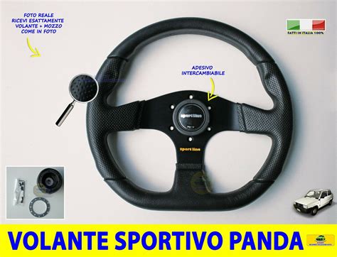 Volante Mozzo COMPATIBILE Con Panda 141A Sterzo Volanti Sportivo