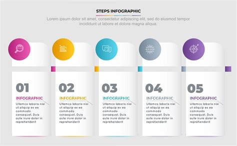 Premium Vector Infographics Banners Template Multicolor Vector Set