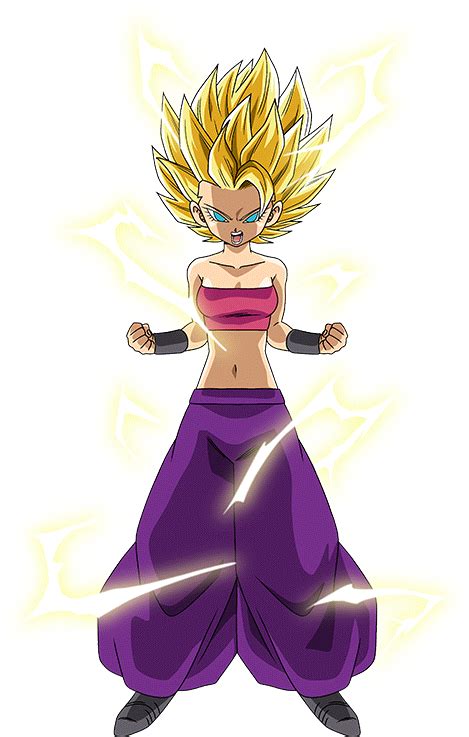 Caulifla Ssj2 Render 2 [xkeeperz] By Maxiuchiha22 On Deviantart