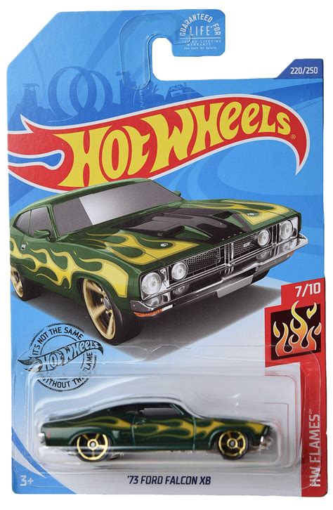 Buy Hot Wheels 73 Ford Falcon XB Green 220 250 Flames 7 10 Online