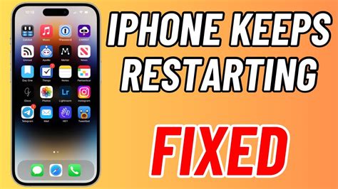 How To Fix Iphone Keeps Restarting Issue After Latest Ios Update Youtube