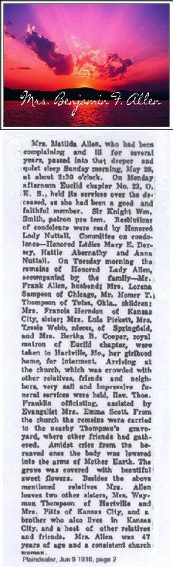 Matilda Elizabeth Tilda Beasley Allen 1868 1916 Mémorial Find a Grave