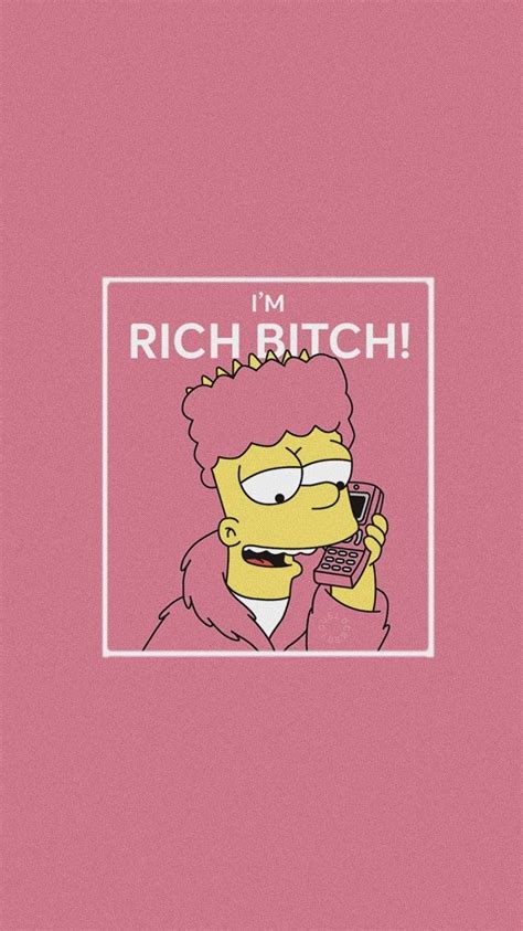 Lockscreen Pink Bart Simpson Bart Simpson Art Bart Simpson Tumblr