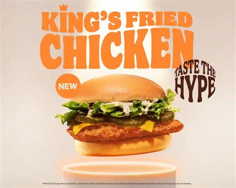 News Burger King King S Fried Chicken Burger Frugal Feeds Nz