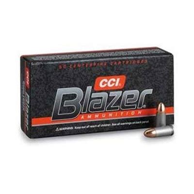 Cci Blazer 9mm Luger Ammo 115gr Full Metal Jacket 50/Box