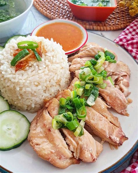 Bahan Dan Cara Membuat Chicken Rice With Scallion Oil Https