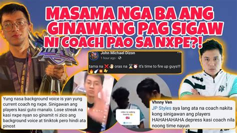 ZICO TRENDING DAHIL SA VIDEO NA SUMISIGAW SI COACH PAO SA HARAP NG NXPE