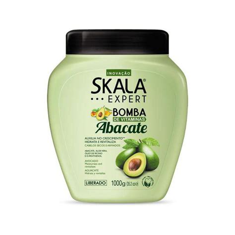 Creme skala expert bomba de vitaminas abacate 1kg Máscara Capilar