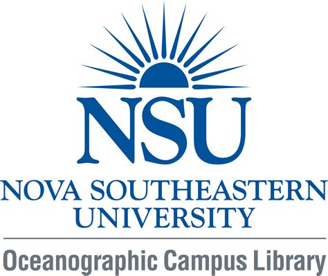 Research Guides Nsu Oceanographic Campus Library Library Guides At