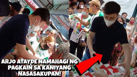 ARJO ATAYDE NAGIKOT AT NAMAHAGI NG PAGKAIN SA KANIYANG NASASAKUPAN ANG