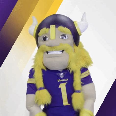 Minnesota Vikings Nfl GIF by Viktor the Viking - Find & Share on GIPHY