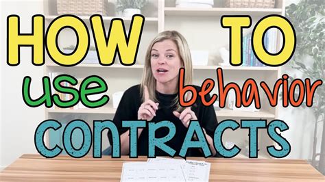 Increasing Child Buy In With Behavior Contracts Tips From A Bcba