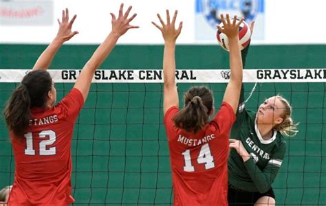 Volleyball Mallory Wachter Grayslake Central Face Test