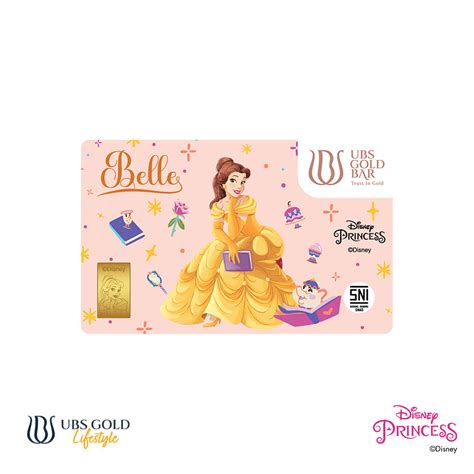 Ubs Gold Logam Mulia Disney Princess Belle Gr Ubslifestyle