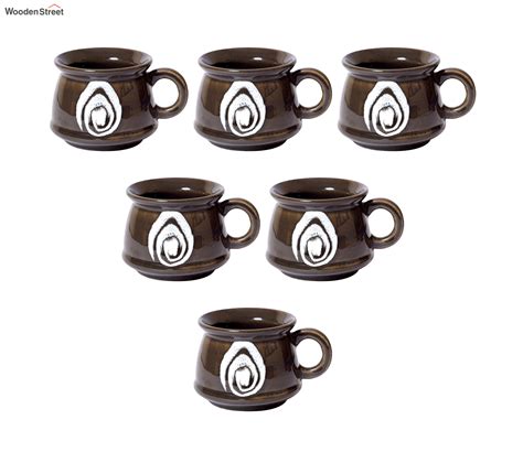 Buy Designer Hand Crafted Stoneware Coffee Mug Set Of Online In India