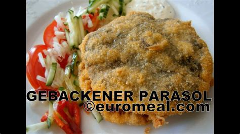 Panierte Parasol Einfache Rezepte