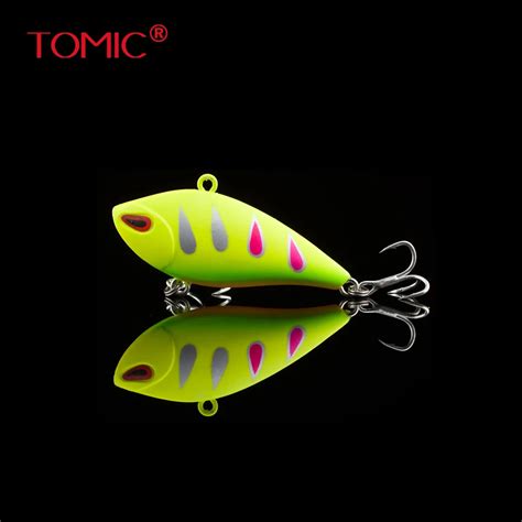 Tomic 5cm Lipless Hard Bait VIB Lure Sinking Vibration Artificial