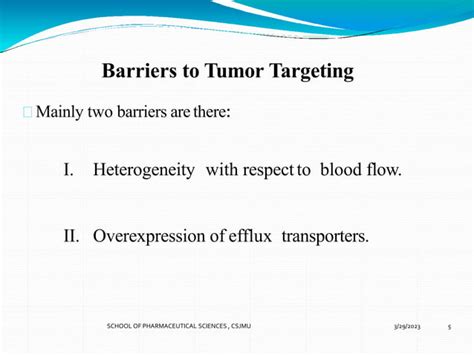 Tumour Targeting Drug Delivery System Pptx