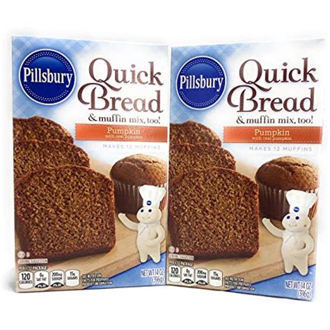 Pillsbury Pumpkin Quick Bread And Muffin Mix 14 Oz Pack Of 3