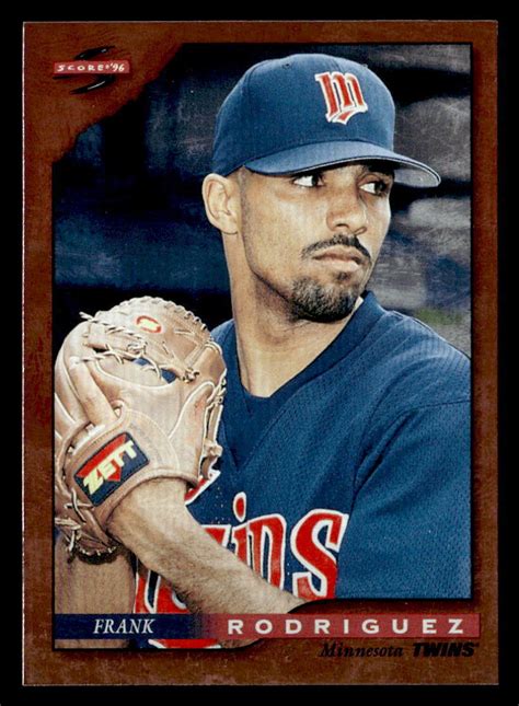 Frank Rodriguez 1996 Score Dugout Collection Card 90 Minnesota Twins