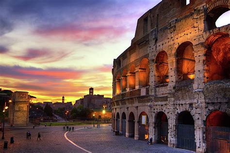 Colosseum At Sunset by Christopher Chan