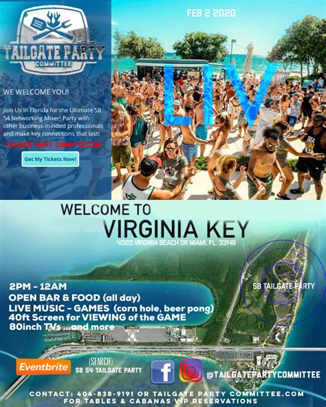 SB 54 TAILGATE PARTY – Historic Virginia Key Beach Park