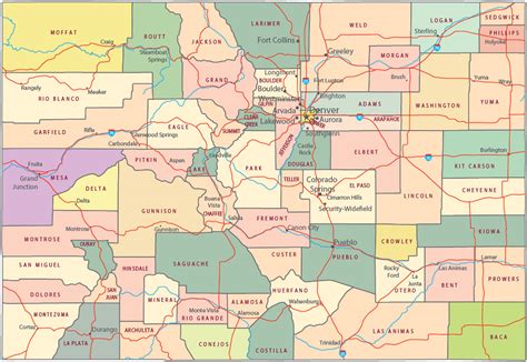 Colorado Political Map