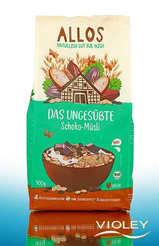 Allos Das Ungesüßte Schoko Müsli 500 g bei Violey