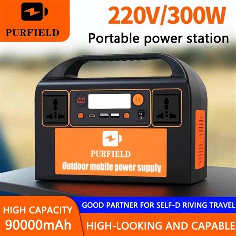 Purfield 220v 110v 300w Ac Dc 315wh 90000mah