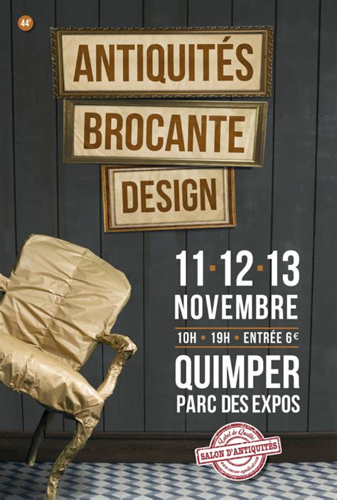 SALON ANTIQUITÉS BROCANTE DESIGN Quimper Evénements Grand public