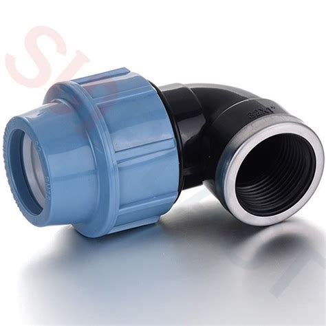 China Hdpe Compression Female Thread Elbow Suppliers Manufacturers