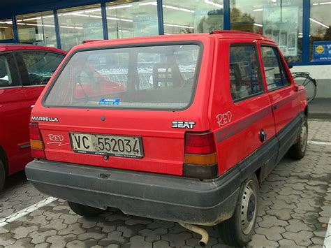 Seat Marbella 850 Red 1989 Data Immatricolazione 23 11 19 Flickr