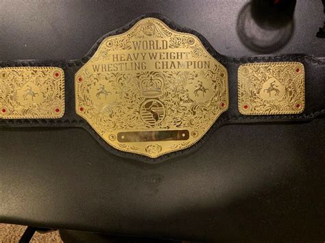 WCW BIG GOLD BELT REPLICA WWE WWF WRESTLING RIC FLAIR AEW UNDERTAKER CENA | #1997735061