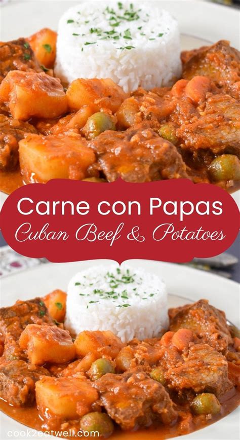 Carne con Papas | Carne picada recipes, Stew meat recipes, Cubed beef ...