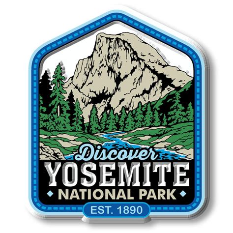 Discover Yosemite National Park Magnet | Classic Magnets