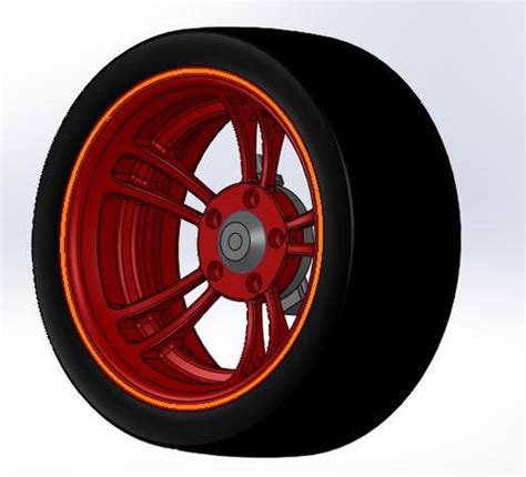 Car Wheel Stl Solidworks 3d Cad Model Grabcad