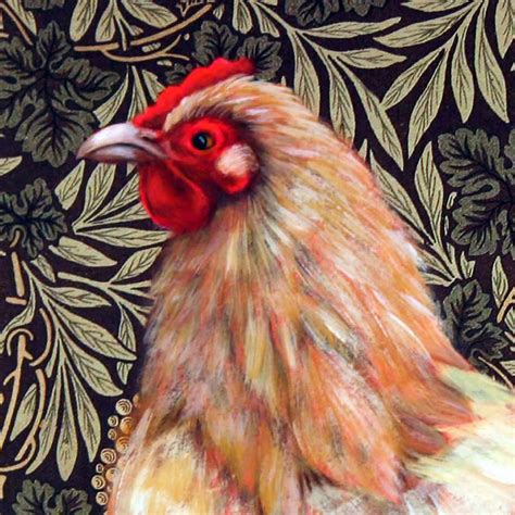 A Chicken Painting Every Day Chicken Painting Painting Painted Post