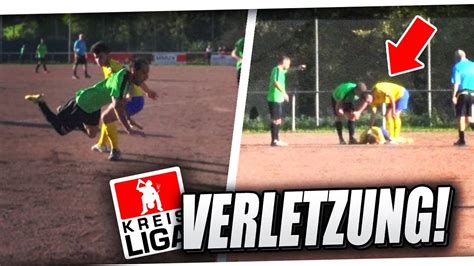 Kuriose Verletzung Hartes Fussballspiel Ft Viele Fouls Kreisliga