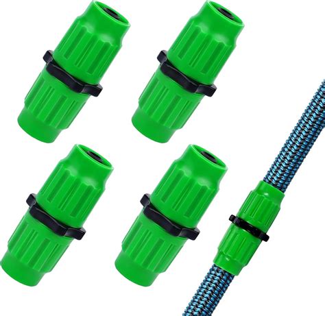 Hautllaif Expandable Garden Hose Repair Kit 4 Pcs Dual