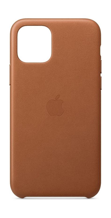 Apple iPhone 11 Pro Max Leather Case - Saddle Brown Price in KSA - Xcite