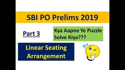 Sbi Po Prelims Puzzles I Expected Puzzles For Sbi Po Prelims I