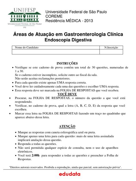 Areas Atuacao Gastroenterologia Clinica Endoscopia Digestiva Prova16