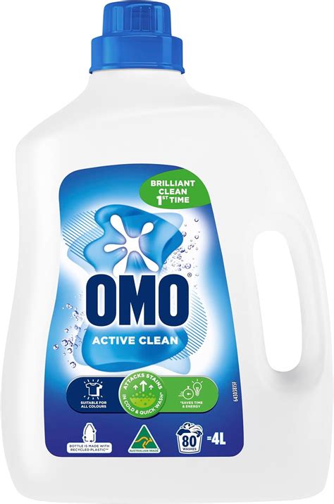 OMO Active Clean Front Top Loader Laundry Liquid 4 L Amazon Au