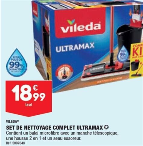 Promo Vileda Set De Nettoyage Complet Ultramax Chez Aldi