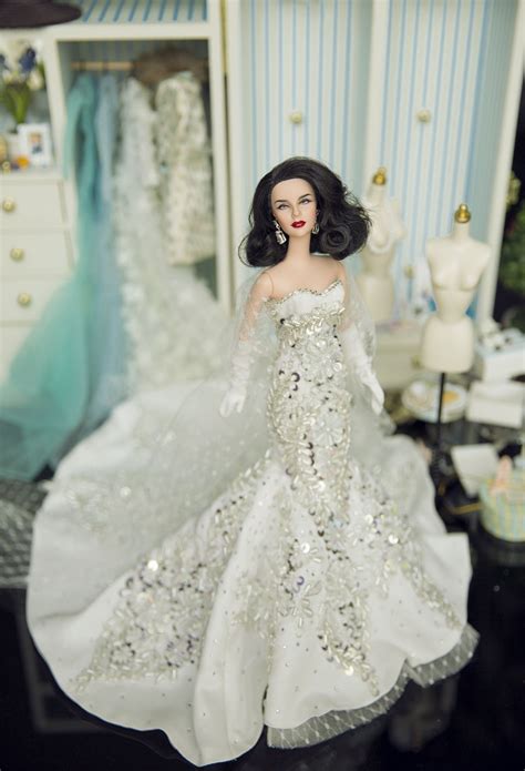 Barbie Silkstone Elizabeth Taylor Ooak By Rimdoll Fullset Barbie Wedding Dress Barbie