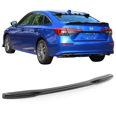 Ikon Motorsports Trunk Spoiler Compatible With 2022 2024 Honda Civic