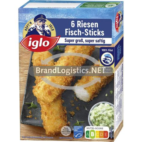 Iglo 6 Riesen Fisch Sticks 240g