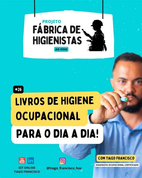 F Brica De Higienistas Livros De Higiene Ocupacional Para O Dia A